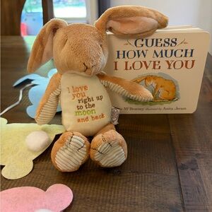 Guess How Much I Love You! Nutbrown Hare Baby Lovey 9” +Board Book Sam McBratney